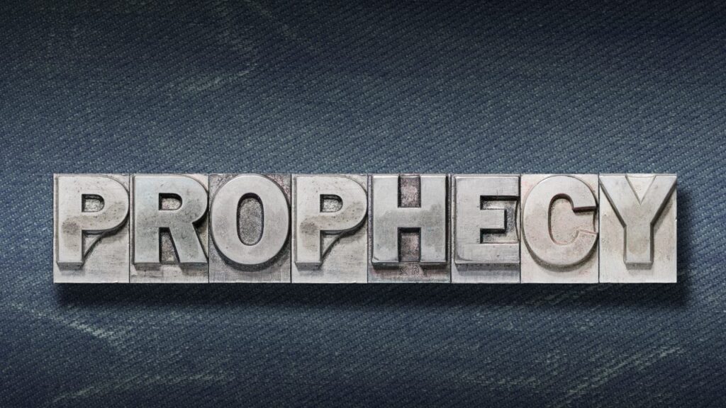 2025年7月5日問題の予言を象徴する「Prophecy」テキストのアイキャッチ画像